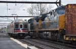 CSX M404 and SEPTA meeting